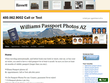 Tablet Screenshot of passportphotoaz.com